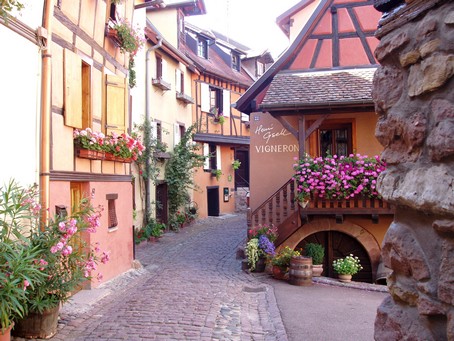 Balade à Eguisheim, un village en alsace - les ruelles